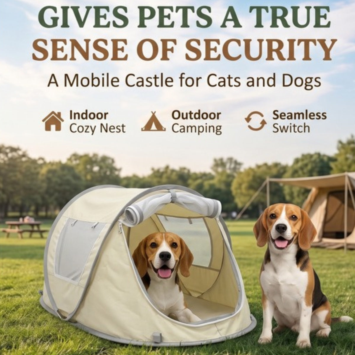 Woofidoo Campfire Pet Tent
