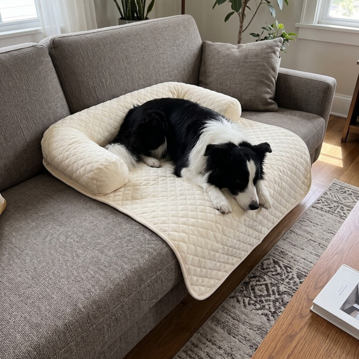 Woofidoo Plush Dog Couch Cover Bed