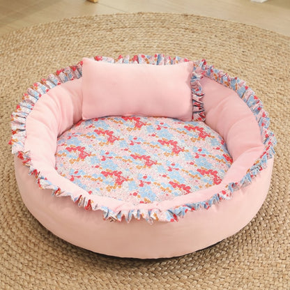 Woofidoo Round Donut Pet Bed