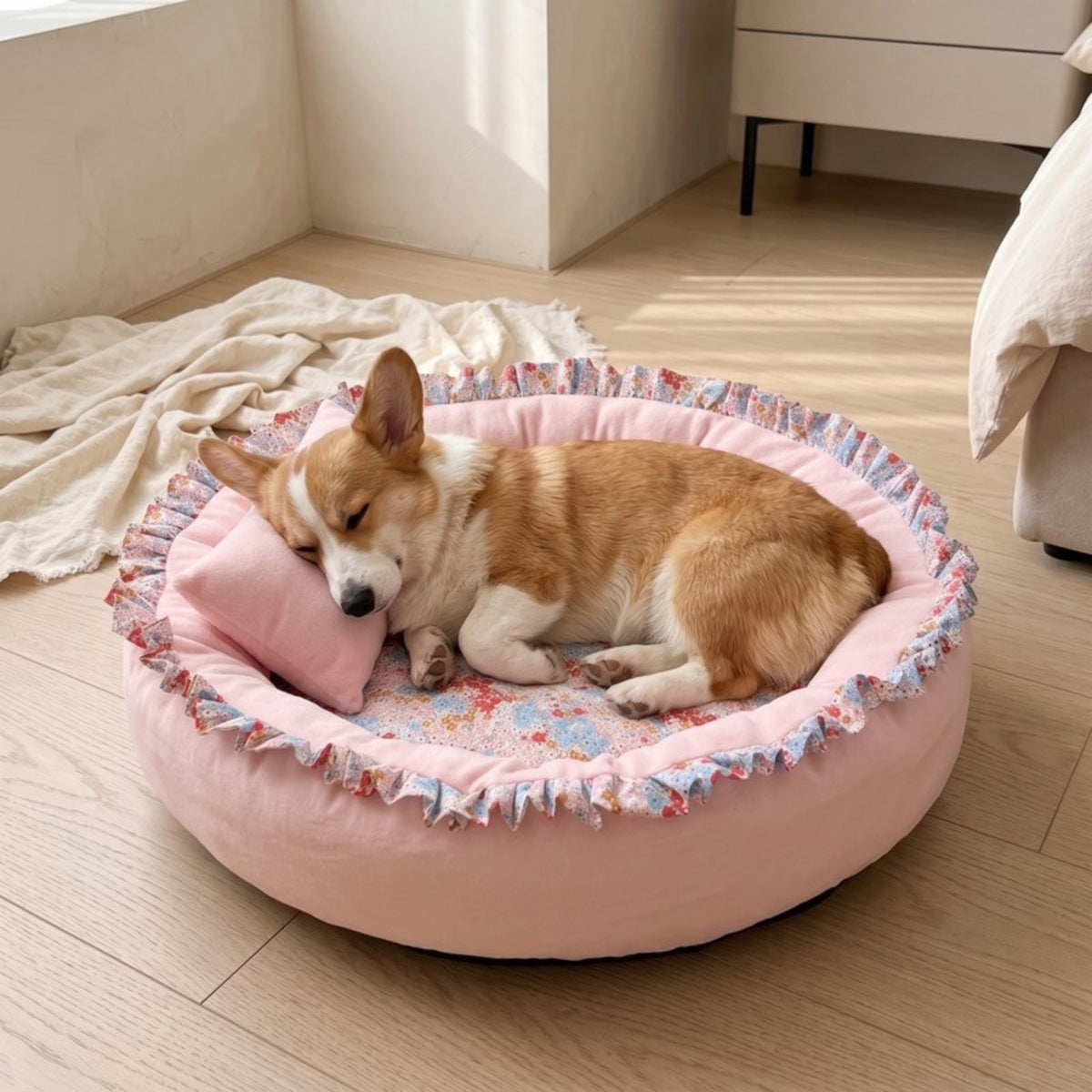 Woofidoo Round Donut Pet Bed