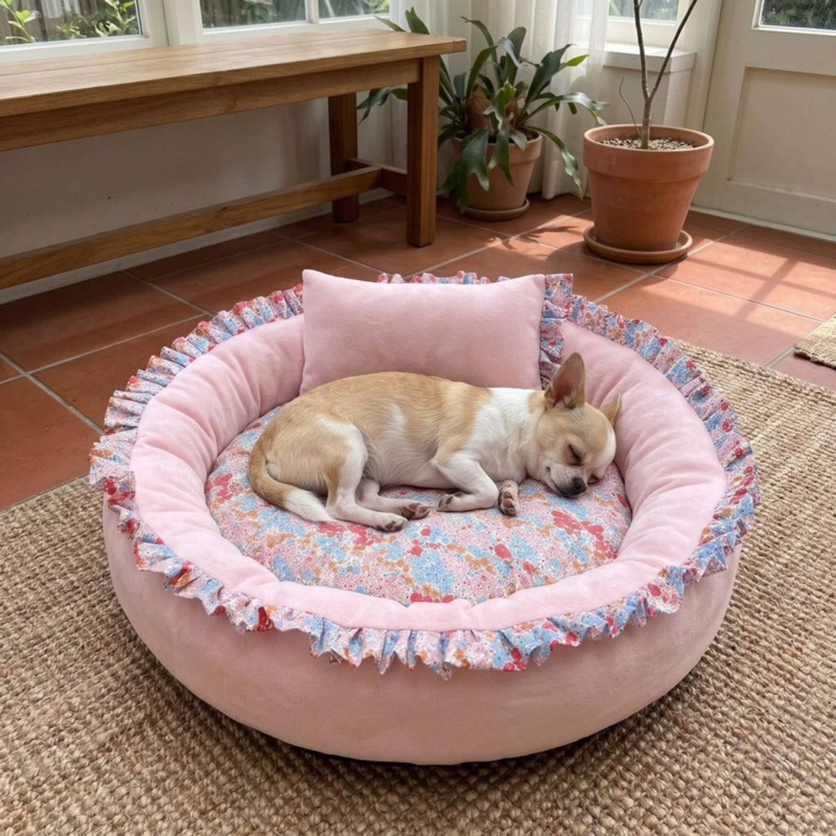 Woofidoo Round Donut Pet Bed
