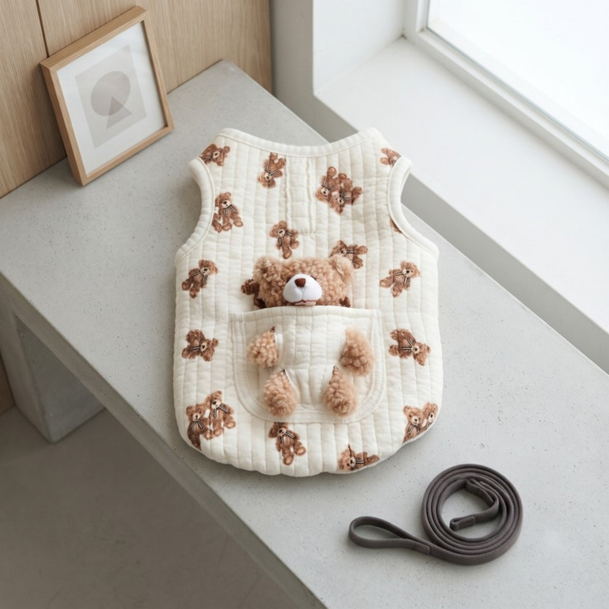 Woofidoo Teddy Bear Dog Winter Vest