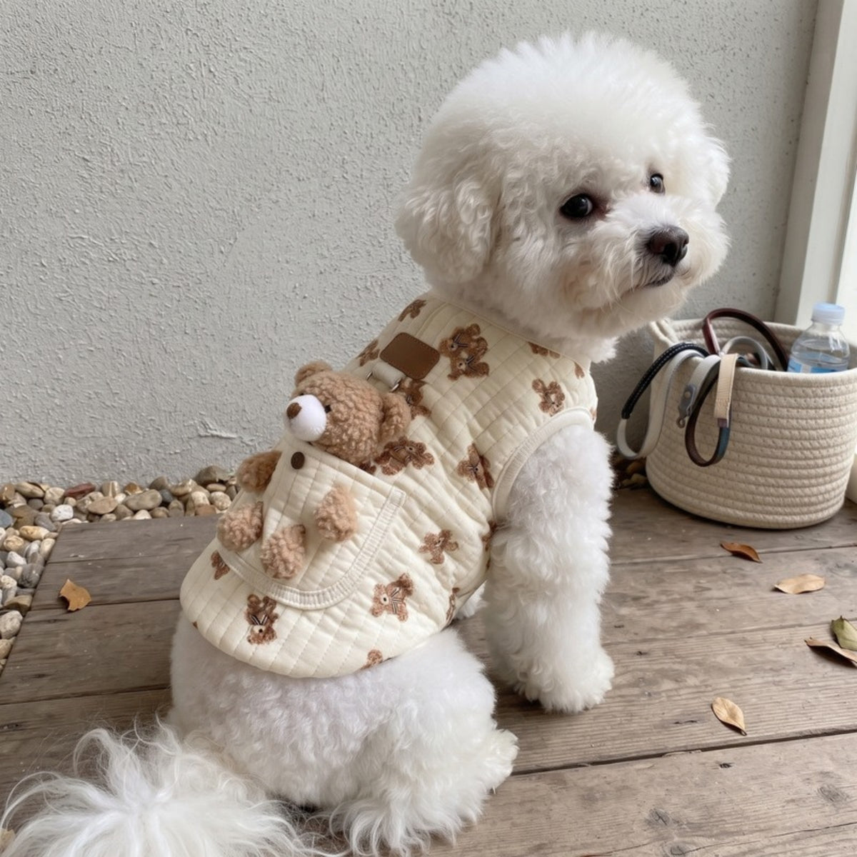 Woofidoo Teddy Bear Dog Winter Vest