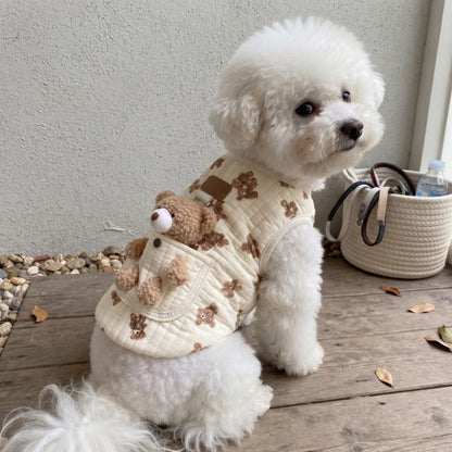 Woofidoo Teddy Bear Dog Winter Vest