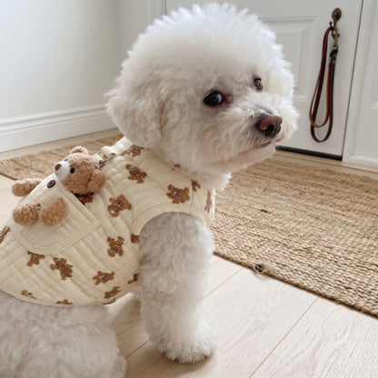 Woofidoo Teddy Bear Dog Winter Vest