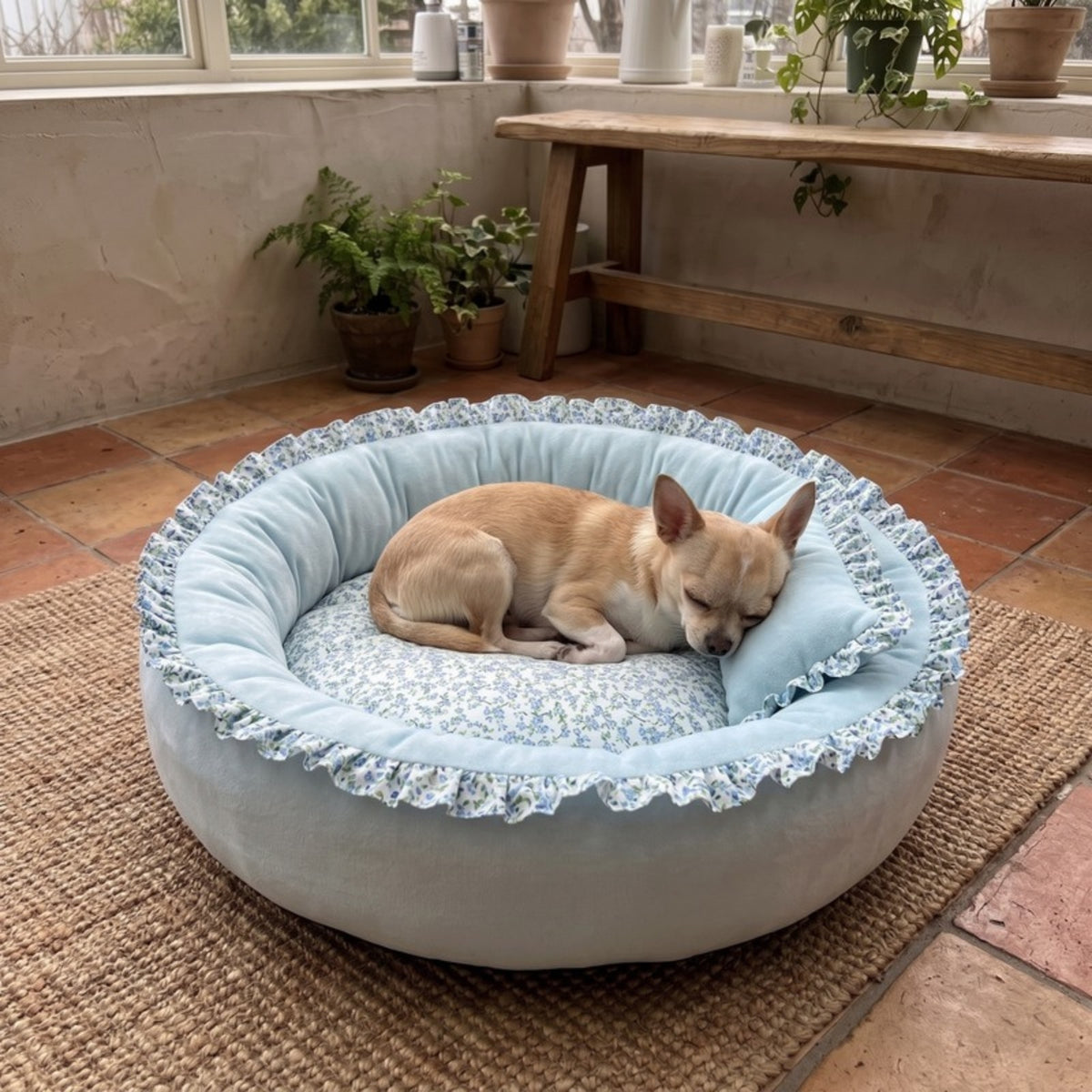 Woofidoo Round Donut Pet Bed
