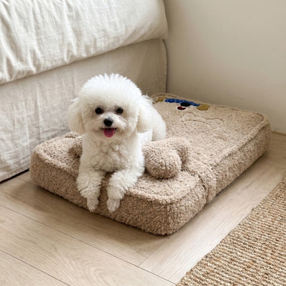 Woofidoo Embroidered Plush Dog Mattress