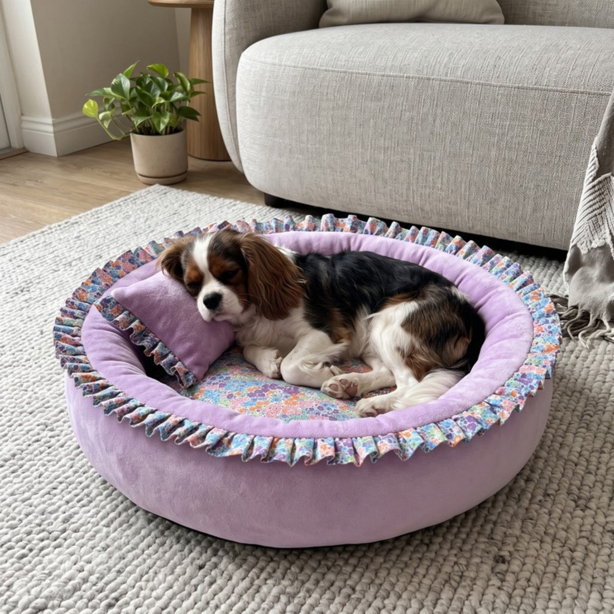 Woofidoo Round Donut Pet Bed