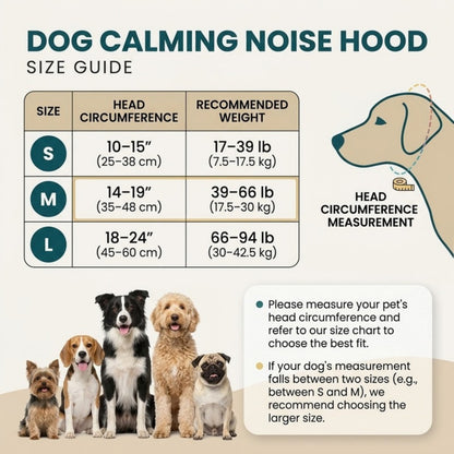 Woofidoo Dog Calming Noise Hood