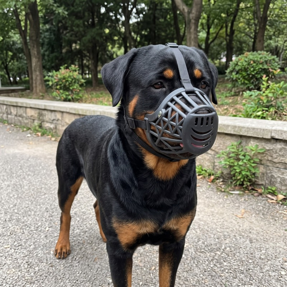 Woofidoo Guardian Basket Dog Muzzle