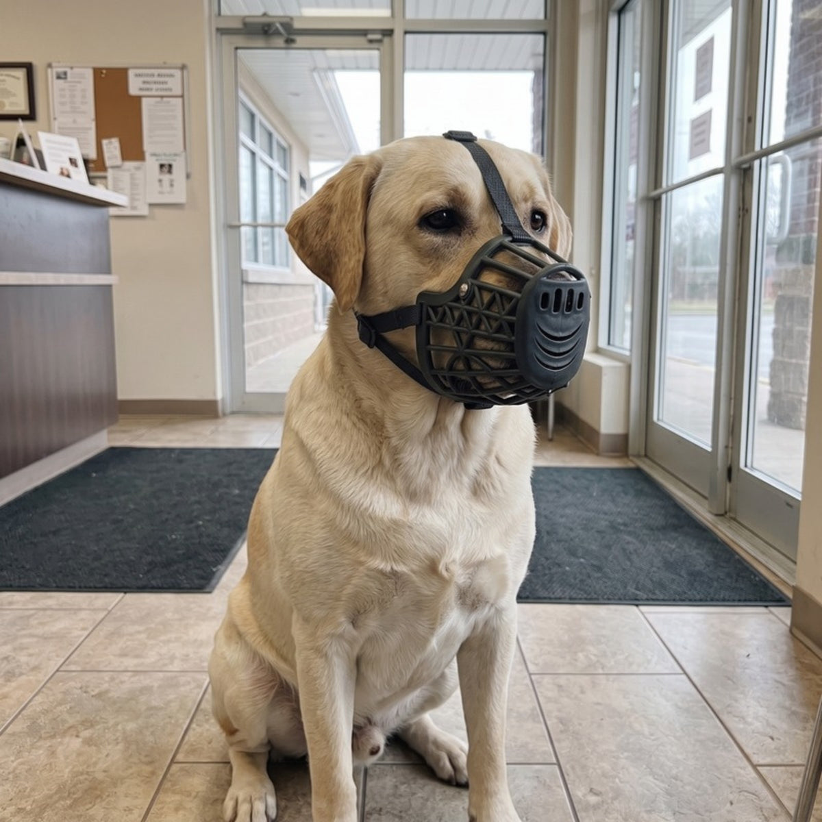 Woofidoo Guardian Basket Dog Muzzle