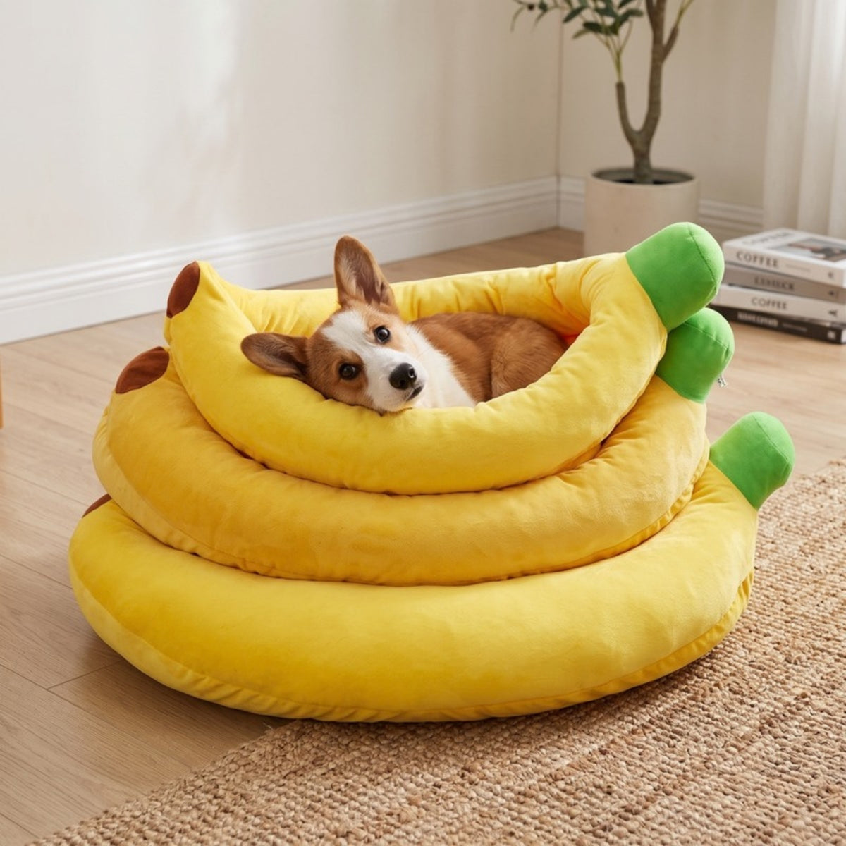Woofidoo Banana Dog Bed