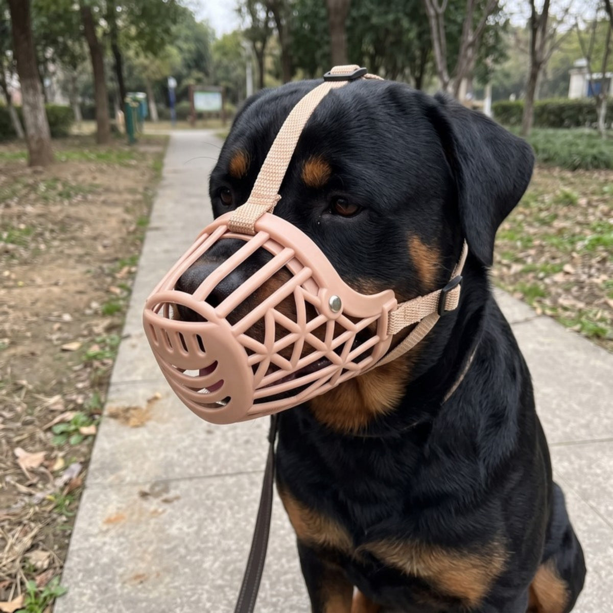Woofidoo Guardian Basket Dog Muzzle