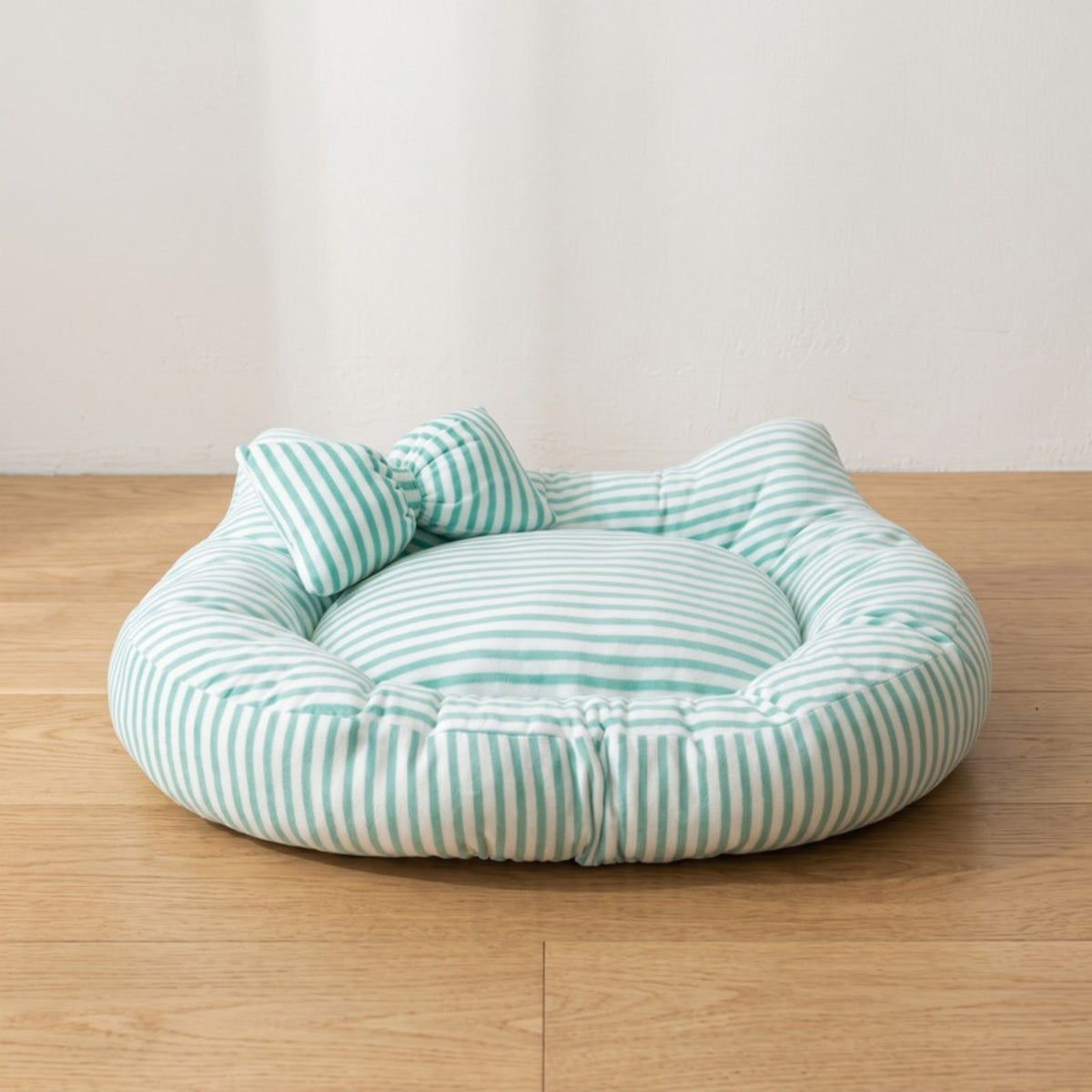 Woofidoo Striped Cat Ear Pet Bed