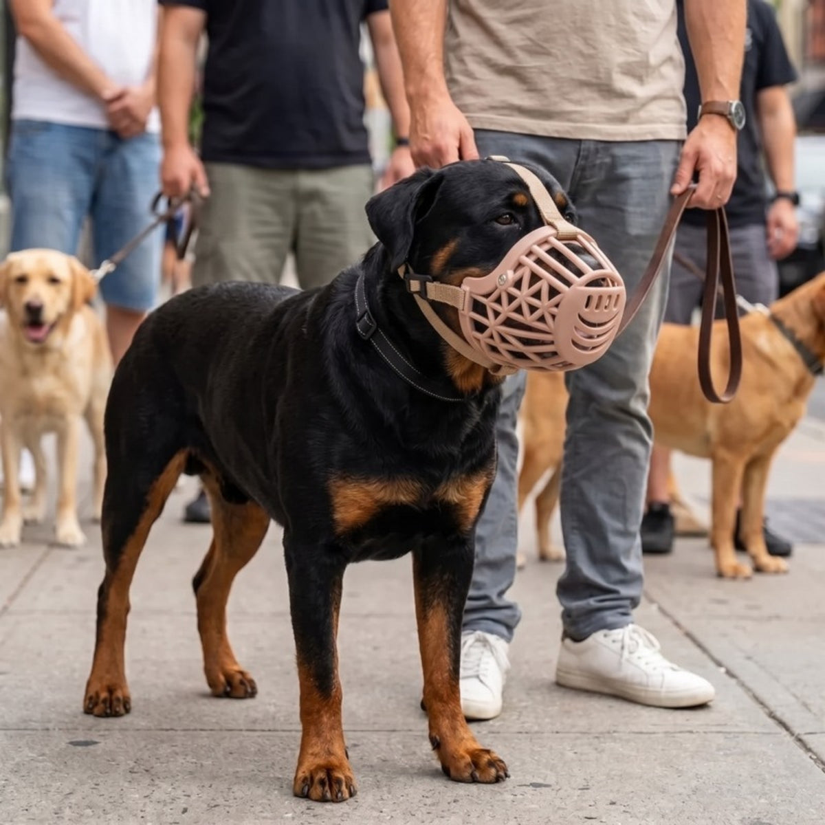 Woofidoo Guardian Basket Dog Muzzle