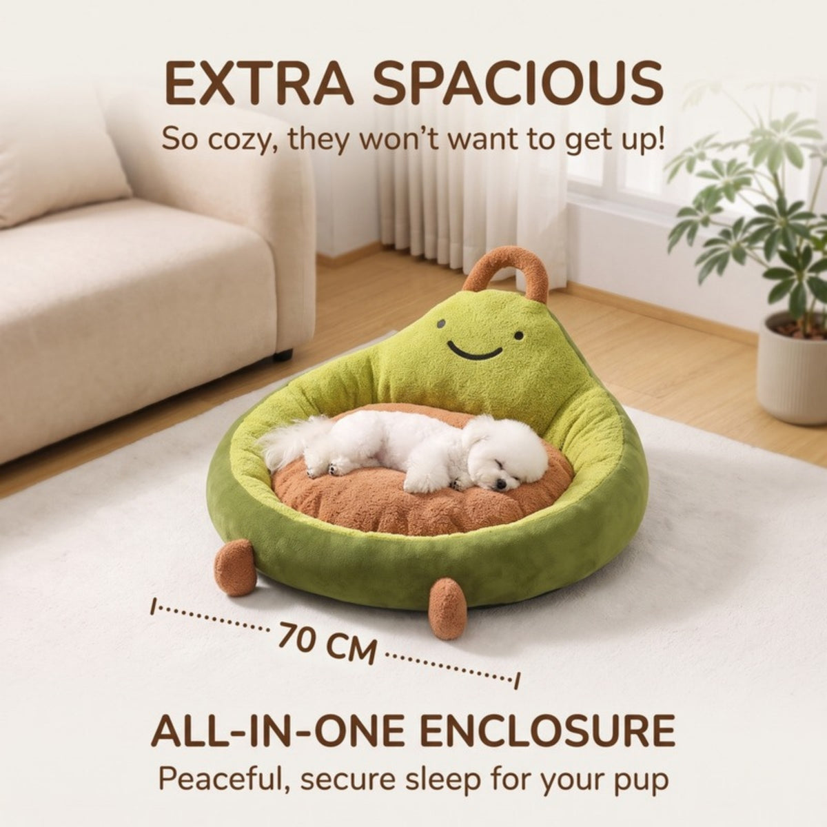 Woofidoo Haven Small Dog Bed