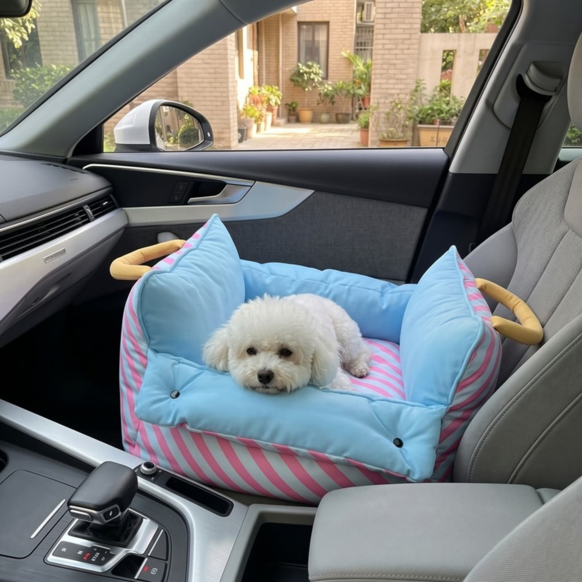 Woofidoo Washable Dog Car Seat Bed