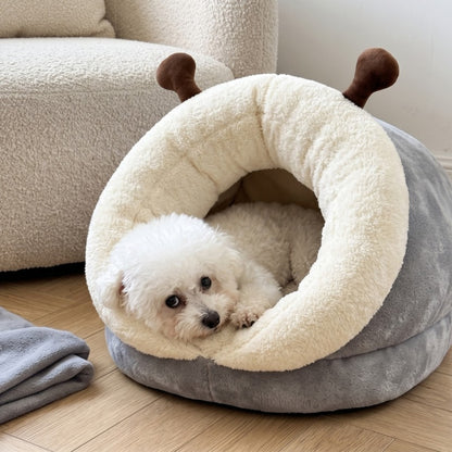 Woofidoo Plush Dog Cave Bed