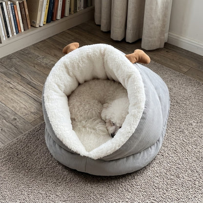 Woofidoo Plush Dog Cave Bed