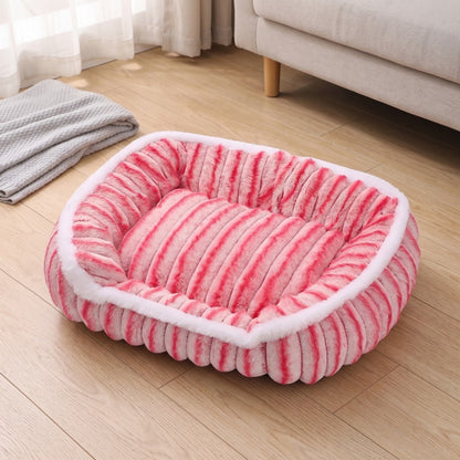Woofidoo Square Faux Fur Pet Bed