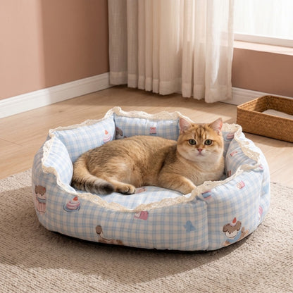 Woofidoo Fleece Bolster Pet Bed