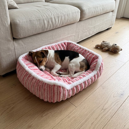 Woofidoo Square Faux Fur Pet Bed
