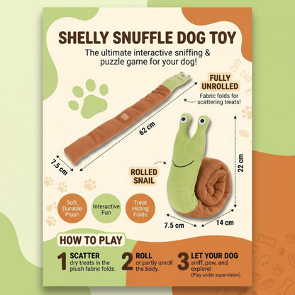 Woofidoo Shelly Snuffle Dog Toy