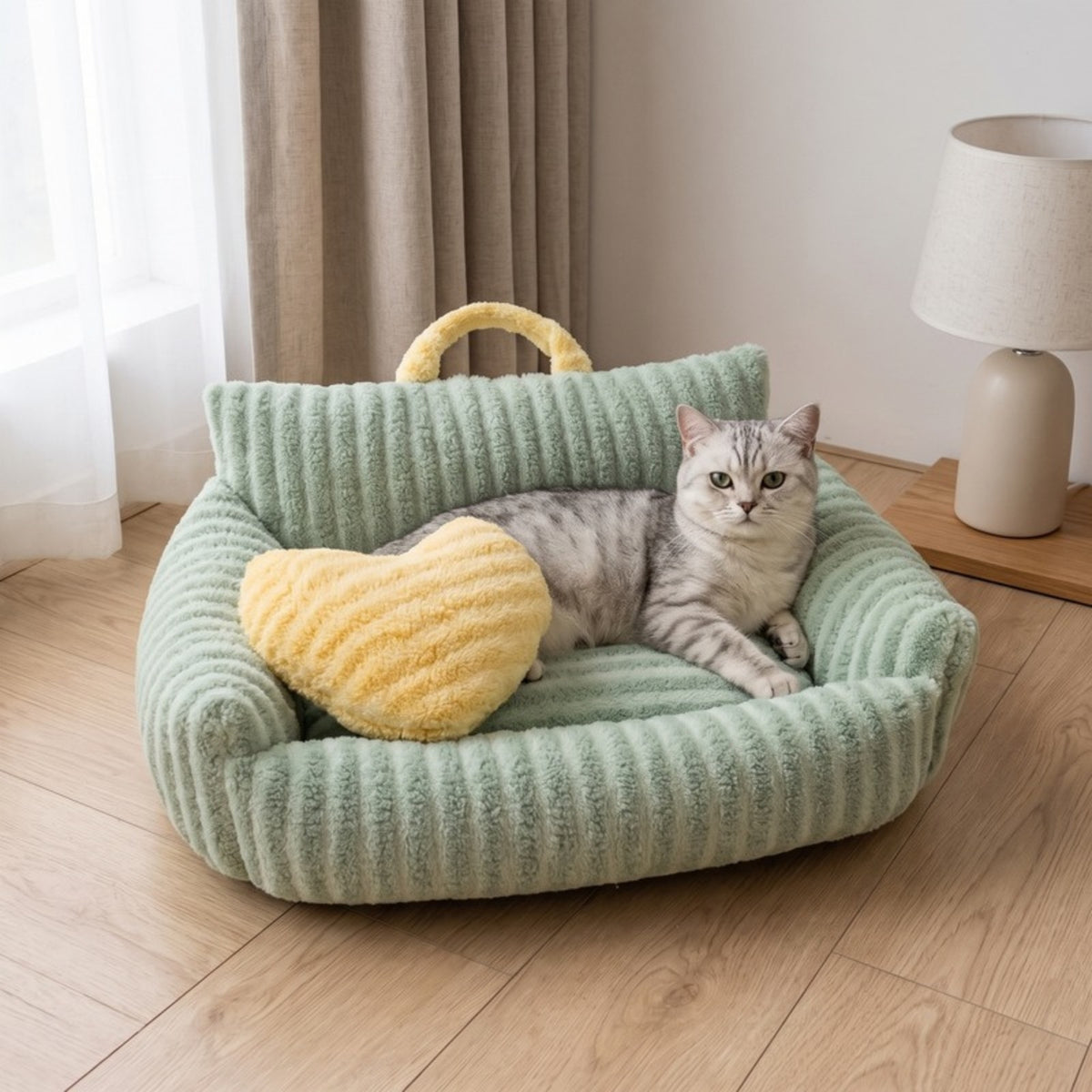 Woofidoo Cat Sofa Bed with Armrests