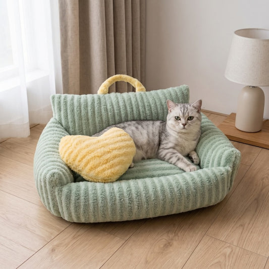 Woofidoo Cat Sofa Bed with Armrests