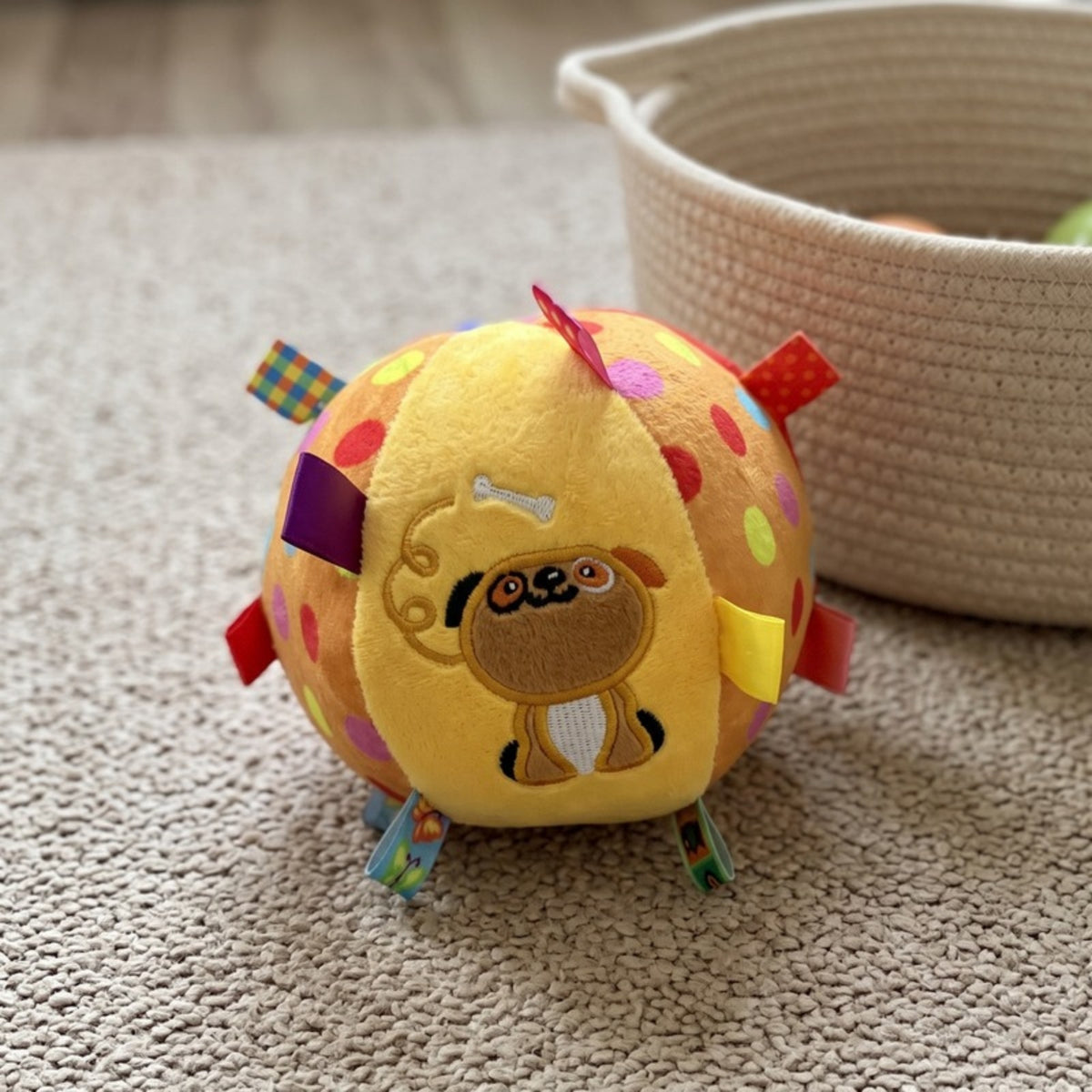 Woofidoo Plush Dog Toy with Bell