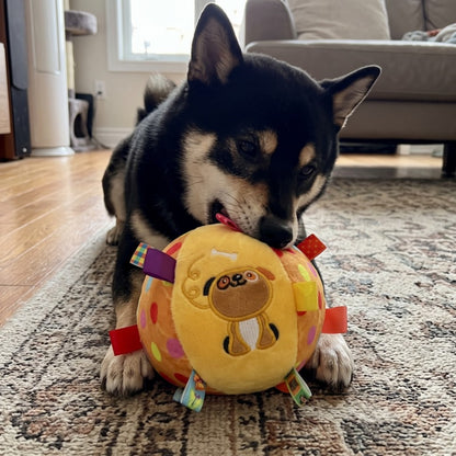 Woofidoo Plush Dog Toy with Bell