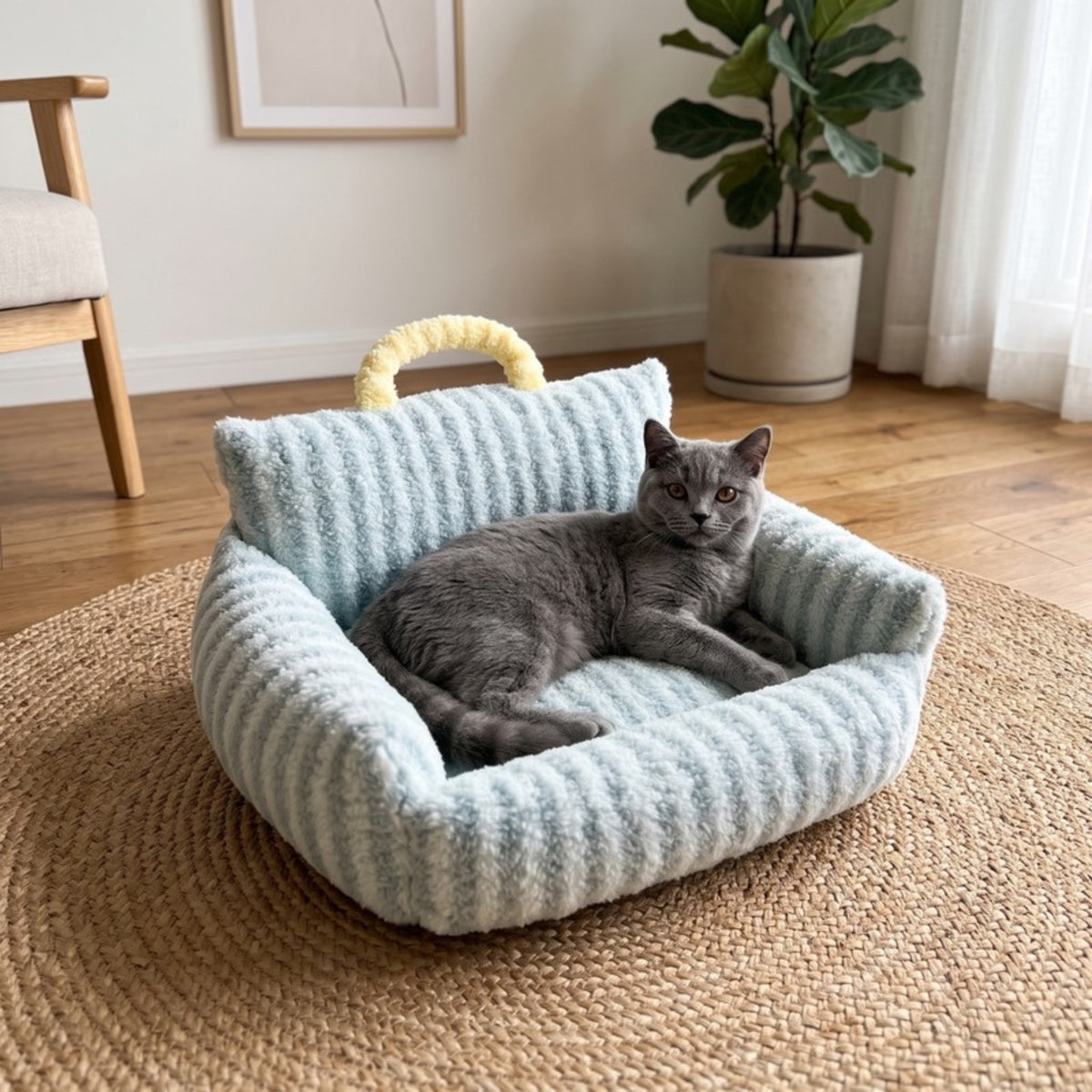Woofidoo Cat Sofa Bed with Armrests