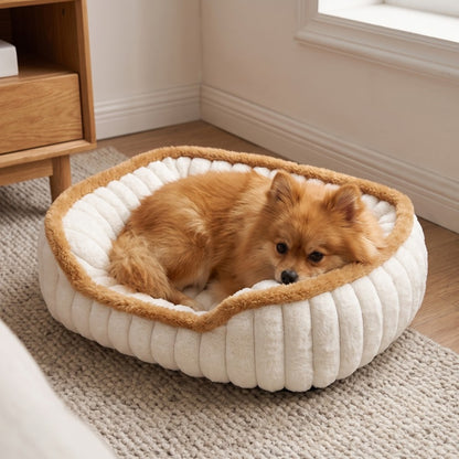 Woofidoo Square Faux Fur Pet Bed