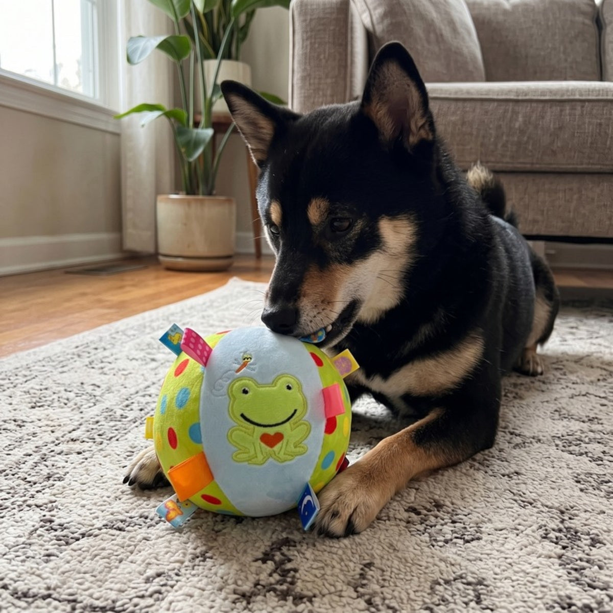 Woofidoo Plush Dog Toy with Bell