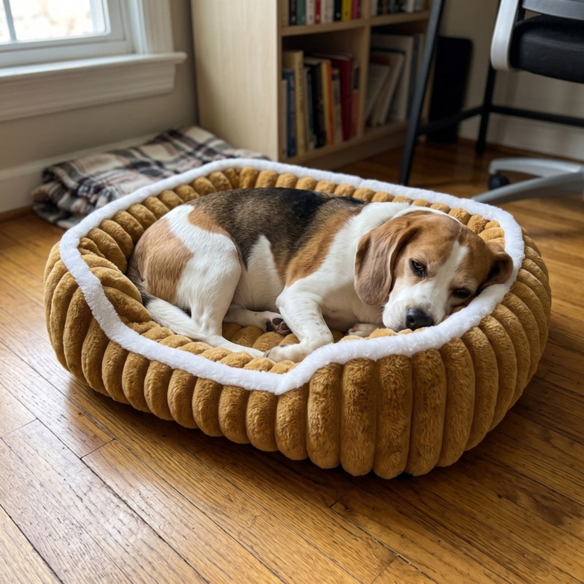 Woofidoo Square Faux Fur Pet Bed