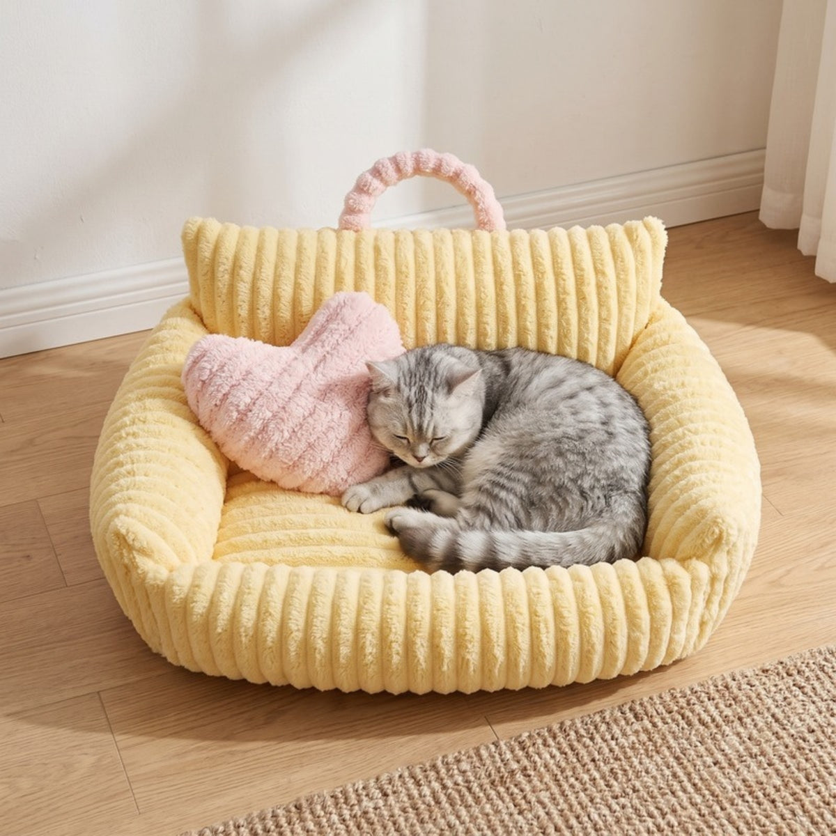 Woofidoo Cat Sofa Bed with Armrests