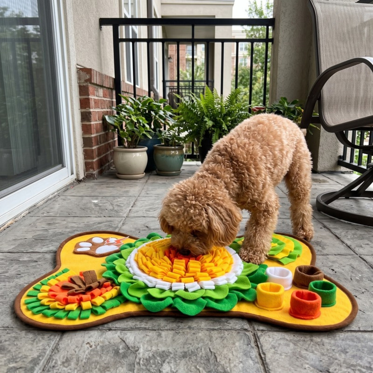 Woofidoo Bone Shaped Dog Snuffle Mat