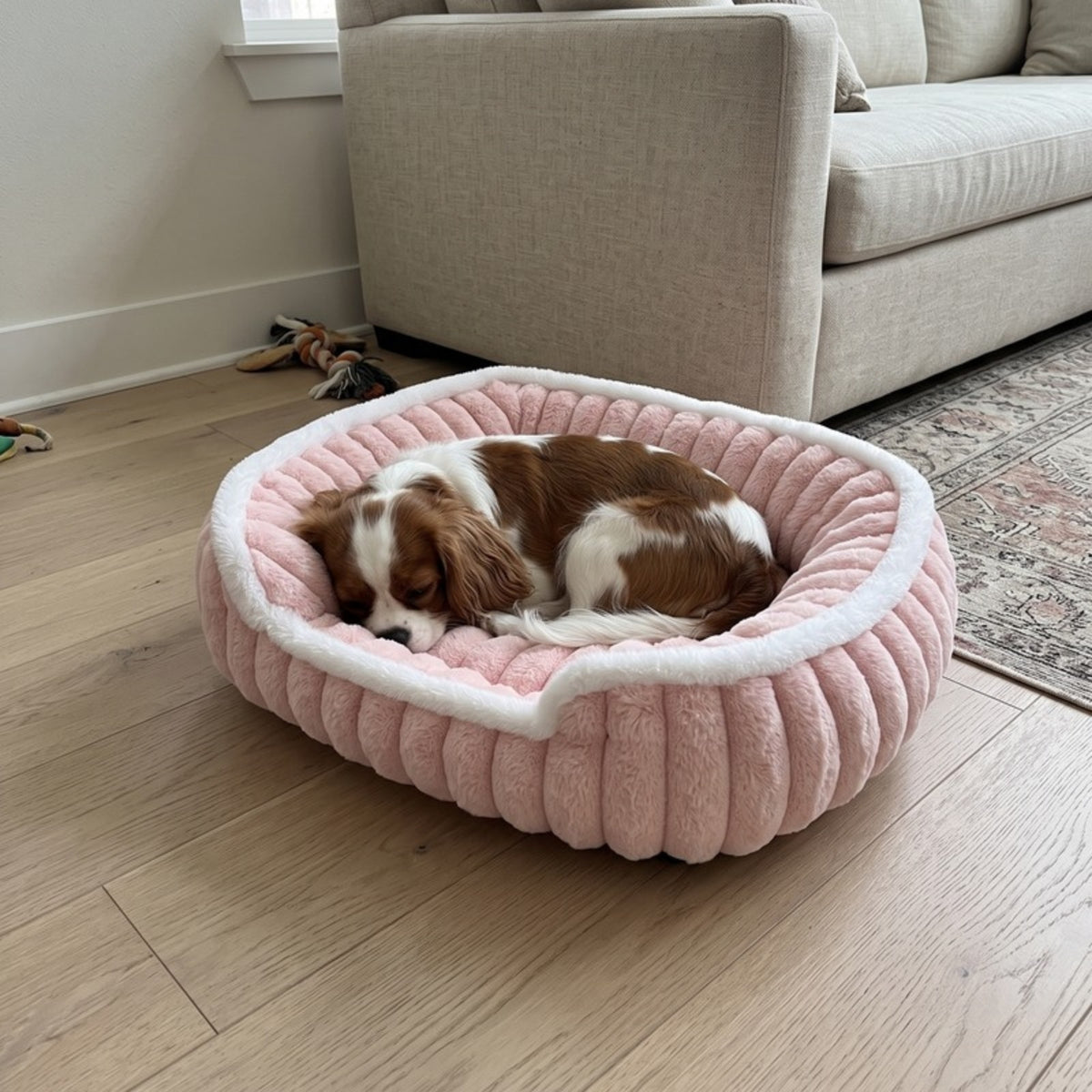 Woofidoo Square Faux Fur Pet Bed