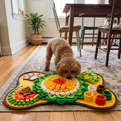 Woofidoo Bone Shaped Dog Snuffle Mat