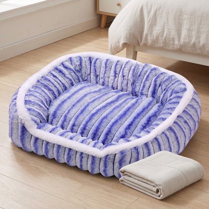 Woofidoo Square Faux Fur Pet Bed