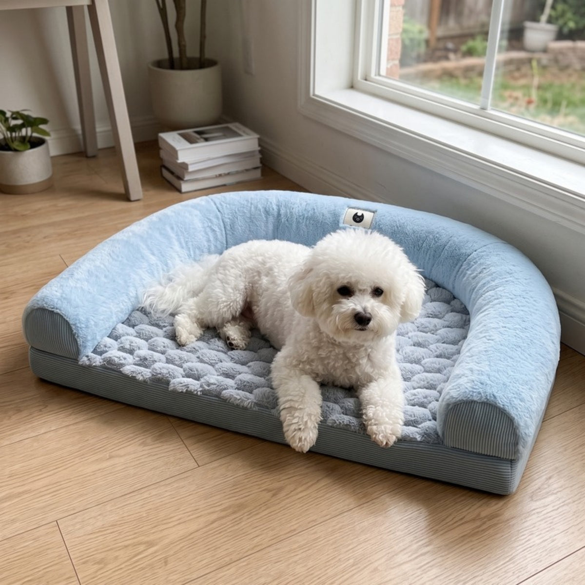 Woofidoo Breathable Bolster Dog Bed