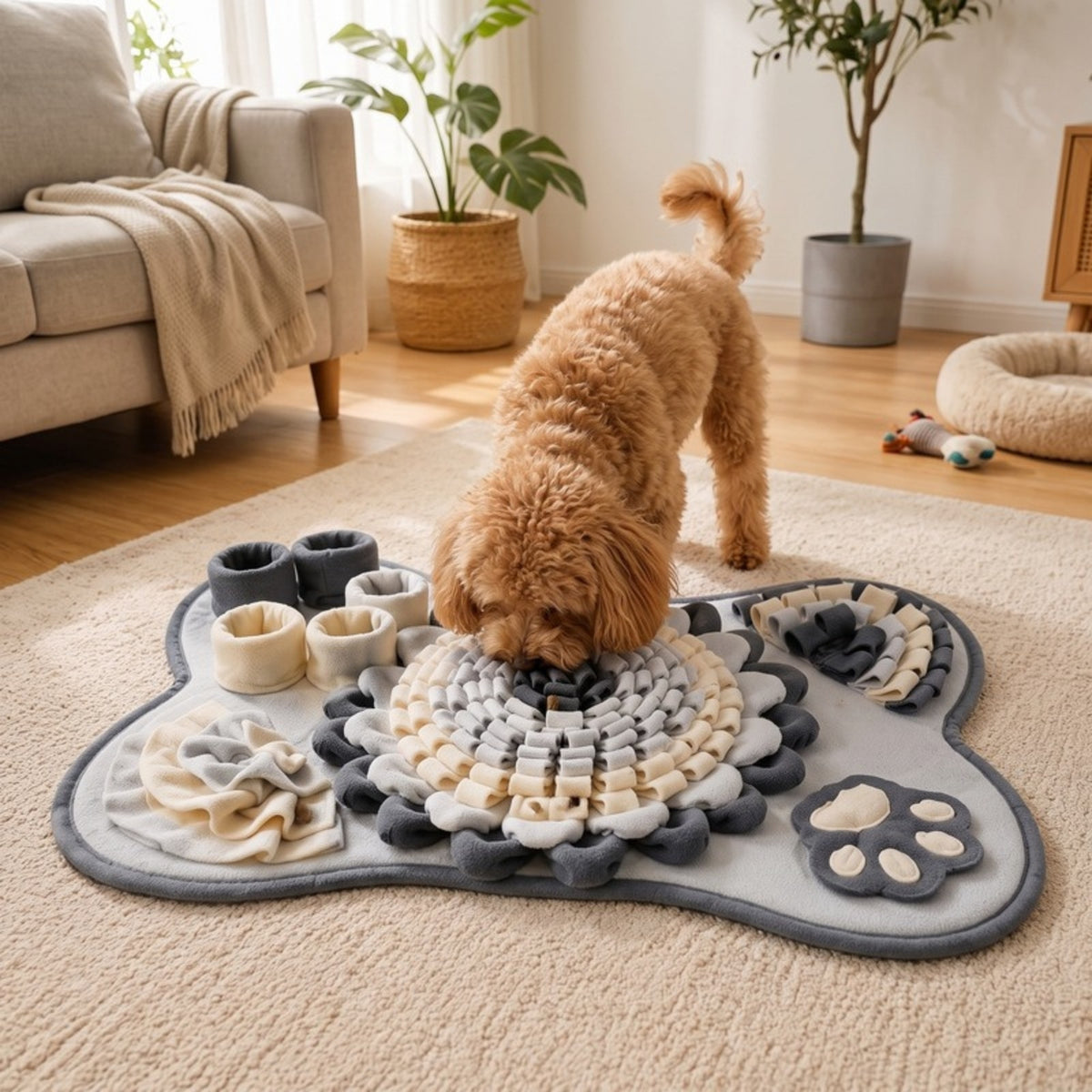 Woofidoo Bone Shaped Dog Snuffle Mat