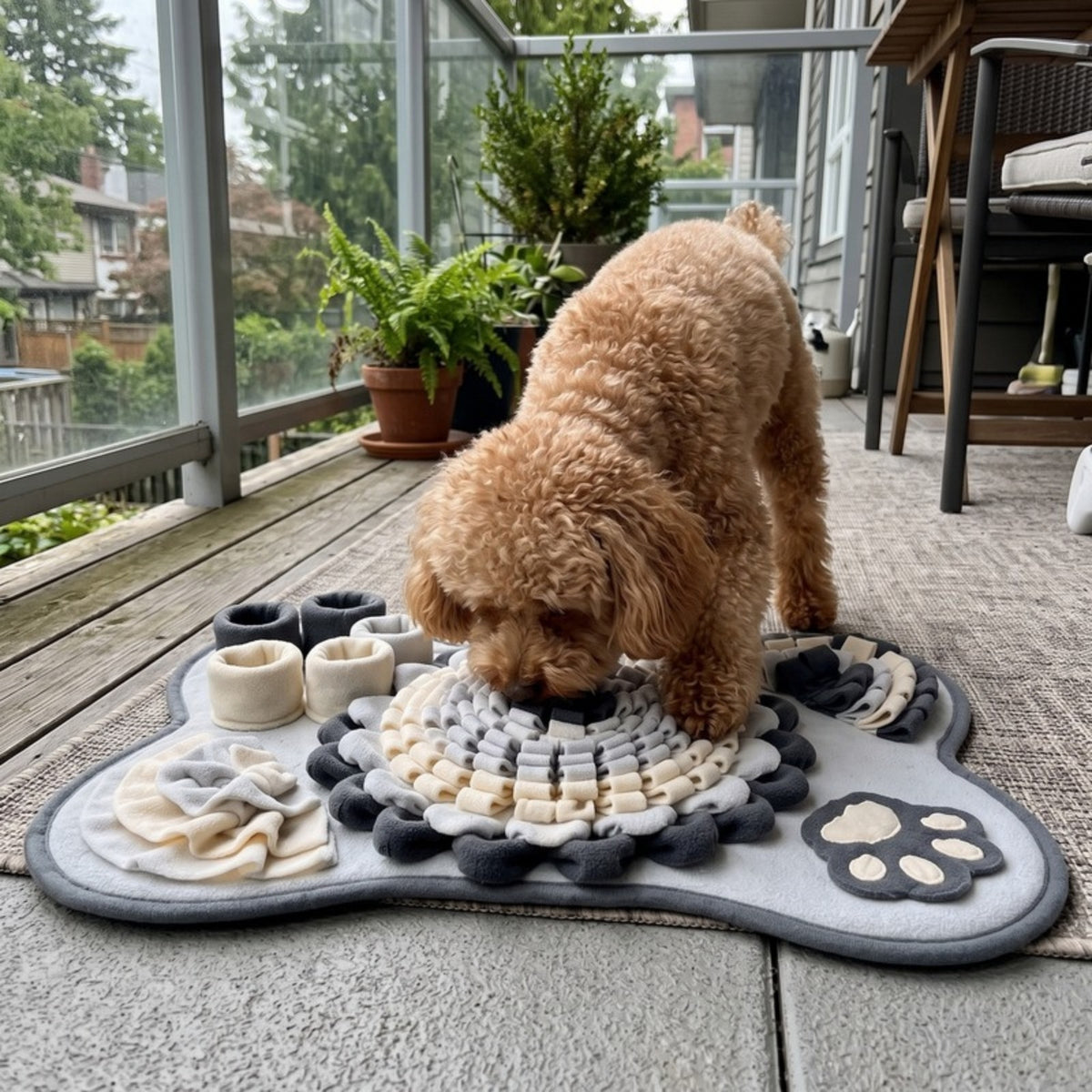 Woofidoo Bone Shaped Dog Snuffle Mat