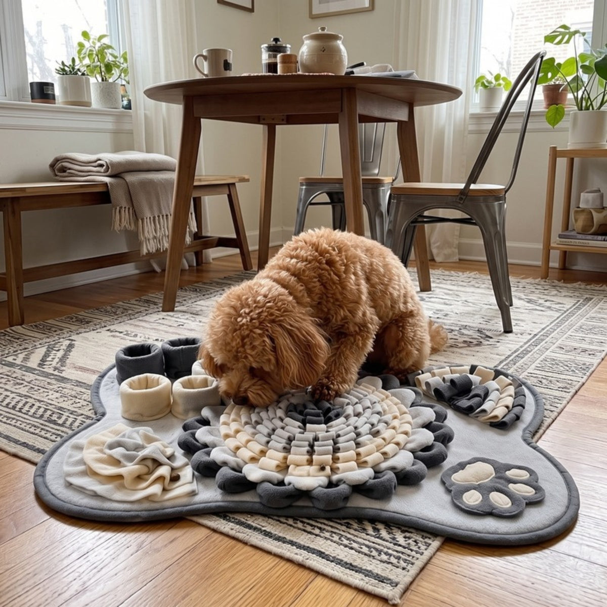Woofidoo Bone Shaped Dog Snuffle Mat