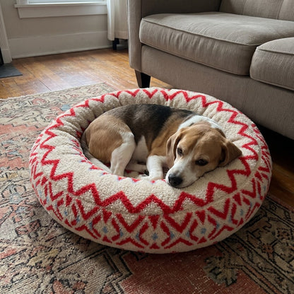 Woofidoo Round Plush Pet Bed