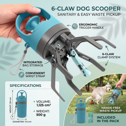 Woofidoo Six Claw Dog Poop Scooper