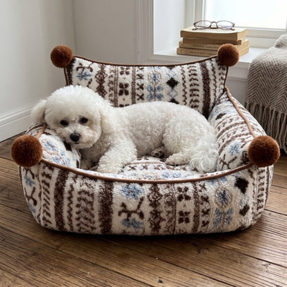 Woofidoo Pom Pom Dog Couch