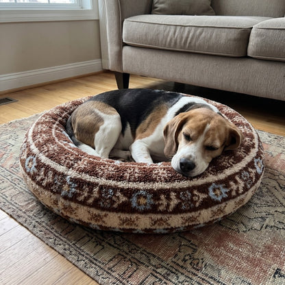 Woofidoo Round Plush Pet Bed