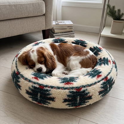 Woofidoo Round Plush Pet Bed