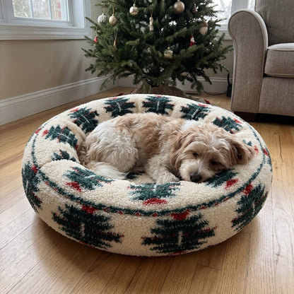 Woofidoo Round Plush Pet Bed